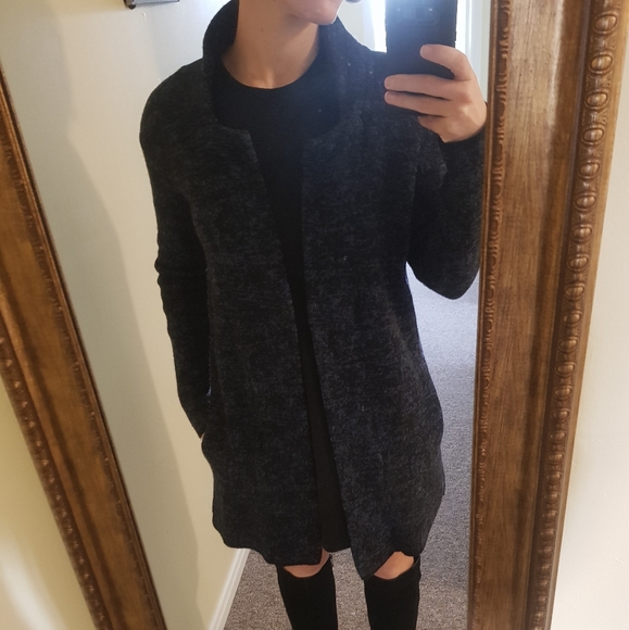Italian wool coat / cardigan - Picture 2 of 10